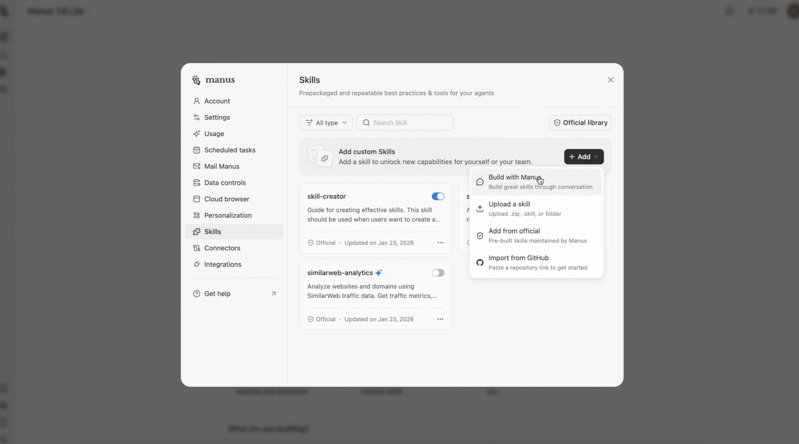 Как легко и просто создавать Skills с помощью Agent Skills в Manus - 2